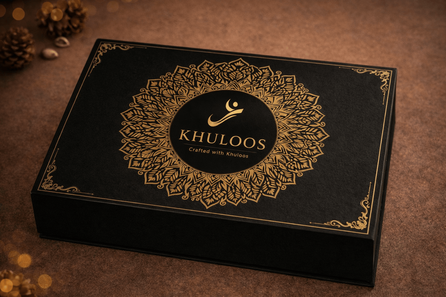 Khuloos Premium Dry Fruit Gift Box (Black) - Khuloos